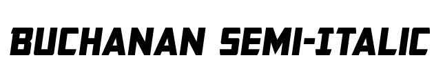 Buchanan Semi-Italic