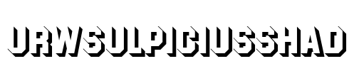 URWSulpiciusShaD Font Image