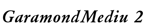 GaramondMediu 2