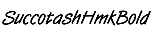 SuccotashHmkBold Font Image
