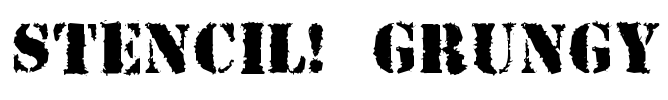 Stencil-grungy Font Image