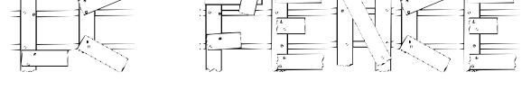 LC Fence Font Image