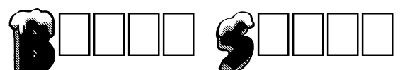 Black Santa Font Image