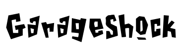 GarageShock Font Image