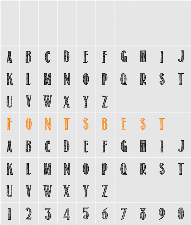 Return To Sender Character Map