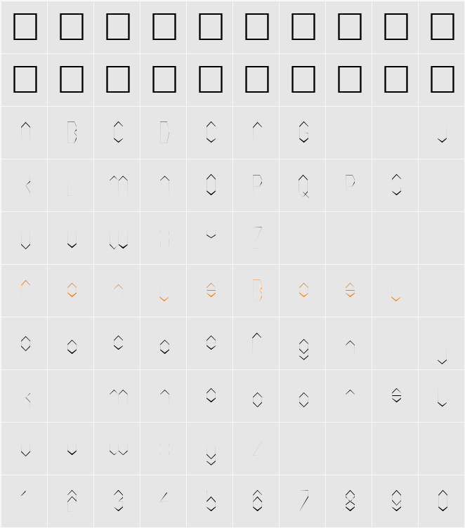 Blueprint Tech Character Map