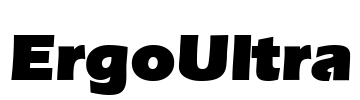 ErgoUltra Font Image