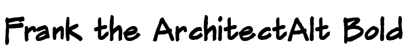 Frank the ArchitectAlt Bold