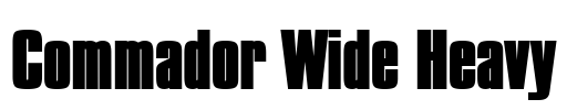 Commador Wide Heavy