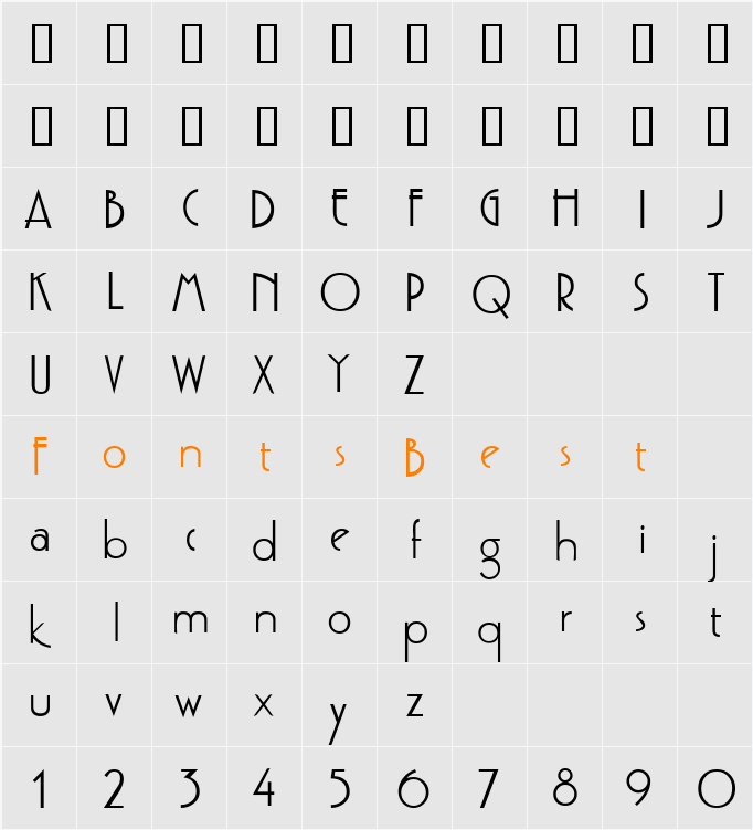 GetburgDB Character Map