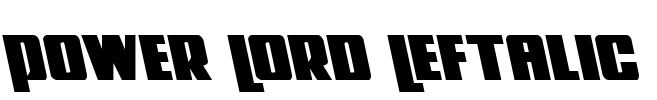 Power Lord Leftalic