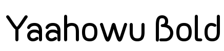 Yaahowu Bold