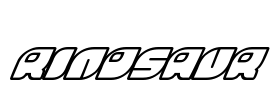 Rinosaur Font Image