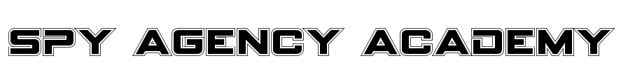 Spy Agency Academy Font Image