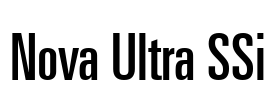 Nova Ultra SSi Font Image