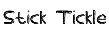 Stick Tickle Font Image