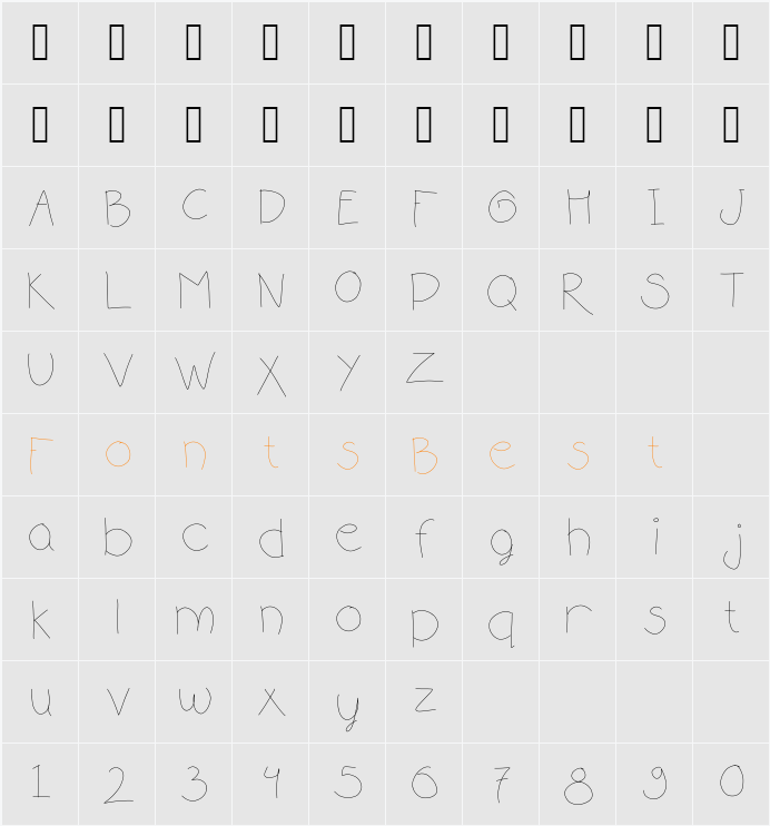 this is where i slim down Character Map