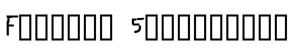 Futurex Schizmatic Font Image