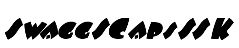 SwaggSCapsSSK Font Image
