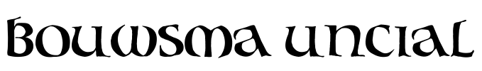 Bouwsma Uncial
