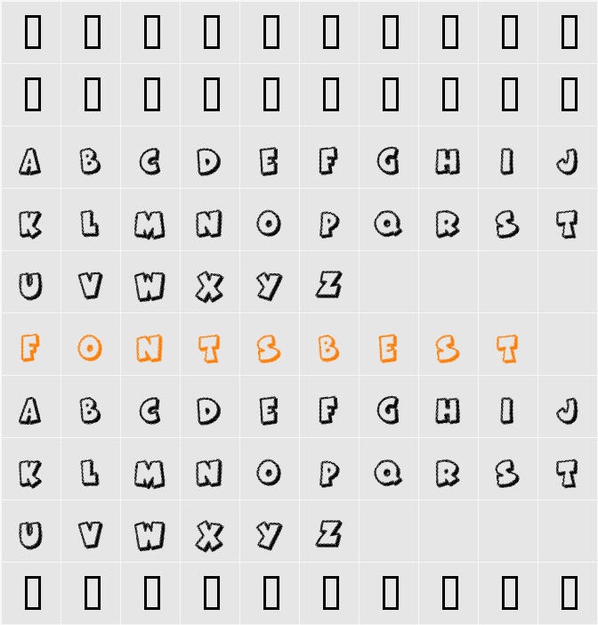 KR Frosted Cake Character Map