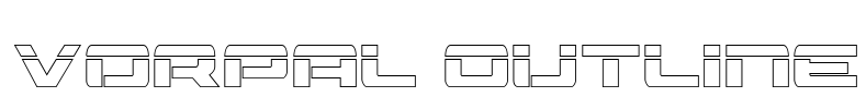 Vorpal Outline Font Image