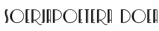 Soerjapoetera Doea Font Image