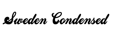 Sweden Condensed Font Image