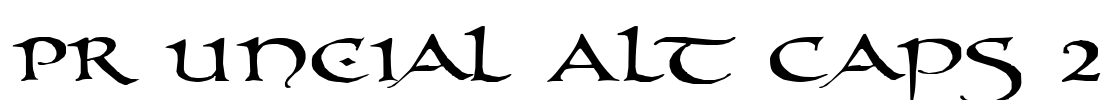 PR Uncial Alt Caps 2 Font Image