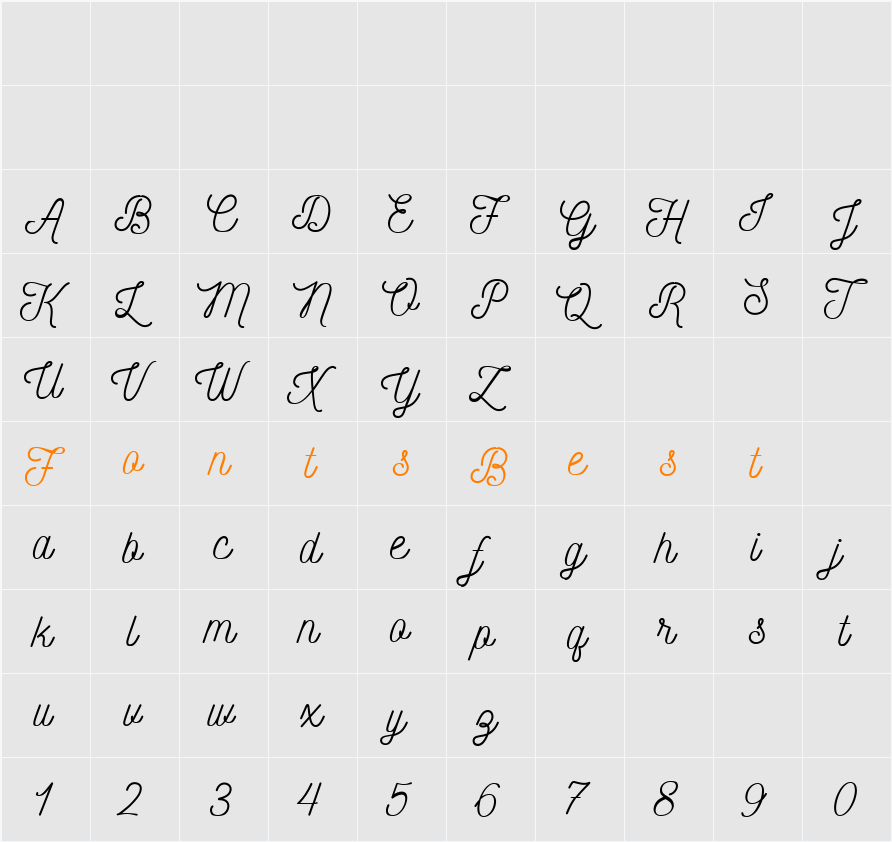 Nickainley Character Map