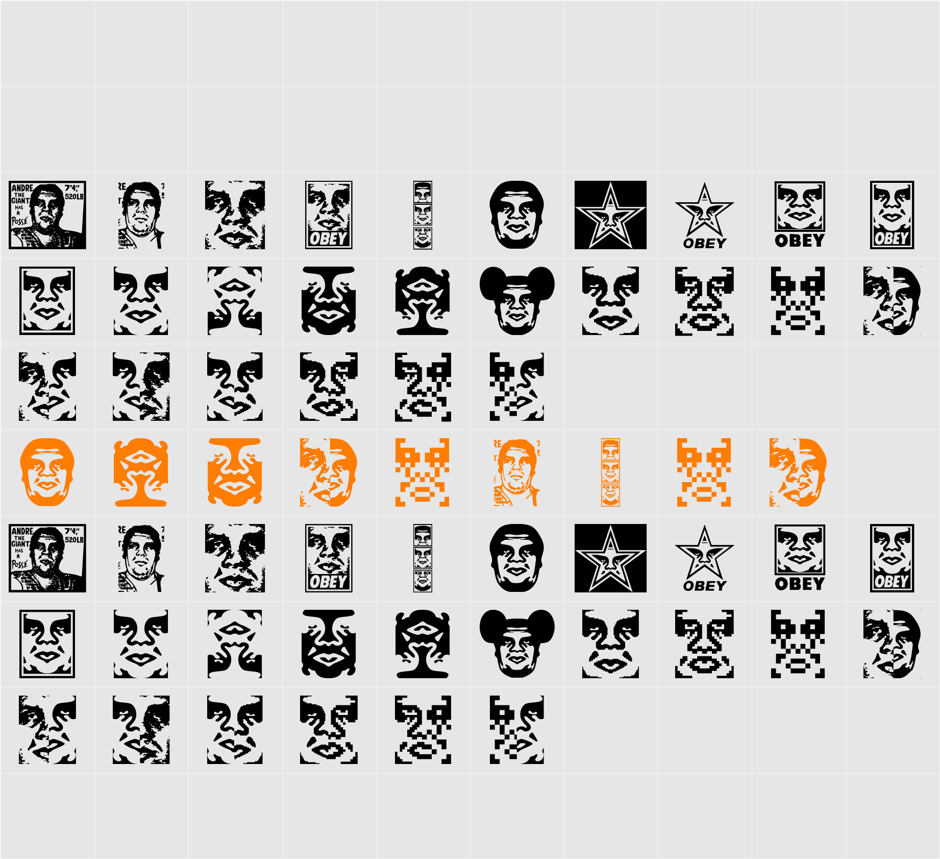 ObeyEssence Character Map