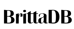 BrittaDB Font Image
