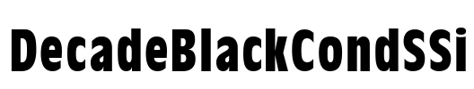 DecadeBlackCondSSi