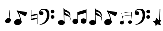 purimomusic Font Image
