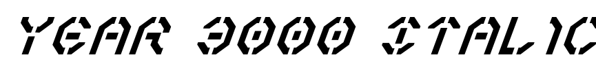 Year 3000 Italic