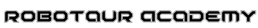 Robotaur Academy Font Image