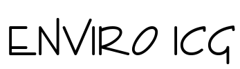 Enviro ICG Font Image