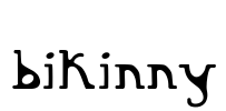 bikinny Font Image