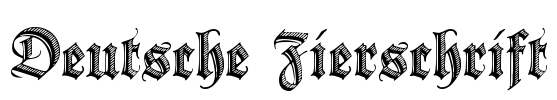 Deutsche Zierschrift