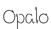 Opalo Font Image