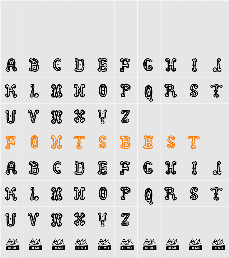 Nollie Character Map