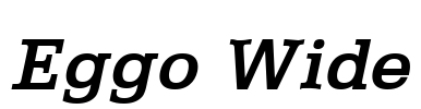 Eggo Wide Font Image