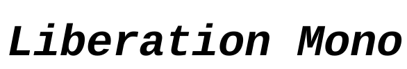 Liberation Mono Font Image