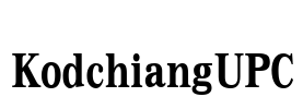 KodchiangUPC Font Image