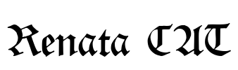 Renata CAT Font Image