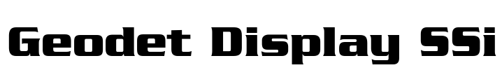 Geodet Display SSi
