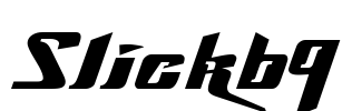 Slick69 Font Image