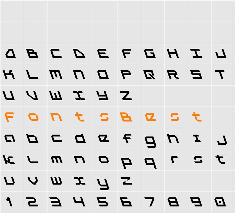 5th Agent Leftalic Character Map
