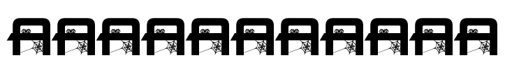 SPIDER font Font Image