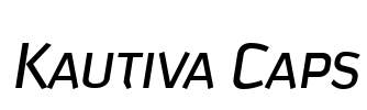 Kautiva Caps Font Image